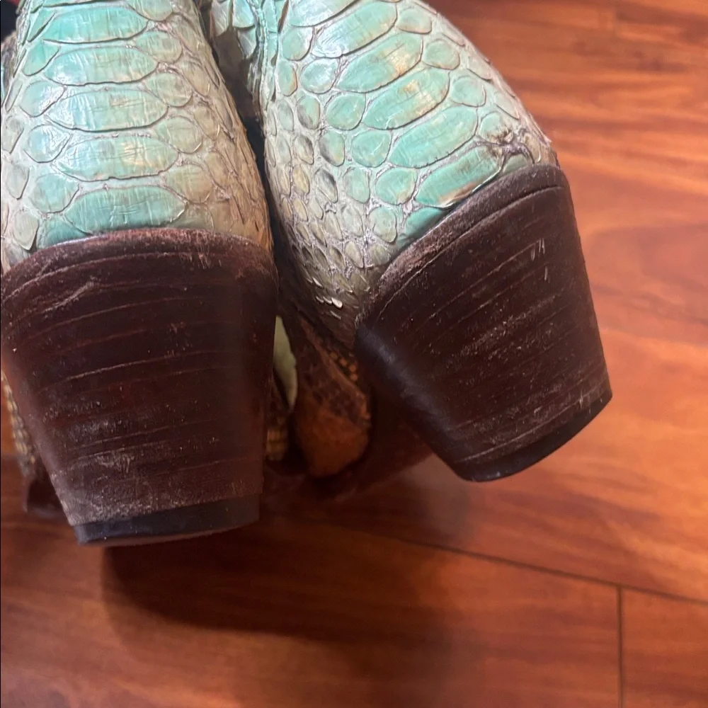 Old Gringo for BOOT STAR Hand Dyed Python Cowboy Boots! - Picture 8 of 12